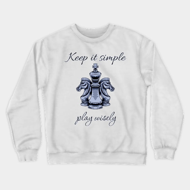 Chess Mantra Crewneck Sweatshirt by Exclusivelly